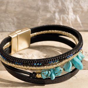 Turquoise Chip Stone Bracelet